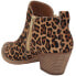 Фото #3 товара Volatile Gracemont Leopard Pointed Toe Zippered Booties Womens Brown Casual Boot