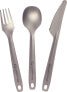 Lifeventure Sztućce turystyczne Lifeventure Superlight Titanium Cutlery Set Uniwersalny