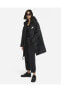 Фото #1 товара Sportswear Therma-fıt Repel Kapüşonlu Kadın Parkası Siyah Renk Mont