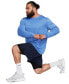 Фото #4 товара Men's Relaxed-Fit Long-Sleeve Fitness T-Shirt