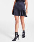 Фото #1 товара Women's Satin Mini Skirt, Created for Macy's