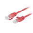 Фото #1 товара Жесткий сетевой кабель UTP кат. 6 Lanberg PCU6-20CC-0100-R Красный 1 m