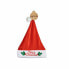 Father Christmas Hat Merry Christmas Mistletoe Red (12 Units)