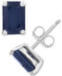 Sapphire Stud Earrings (1-3/8 ct. t.w.) in 14k White Gold