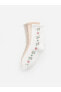 AYMİRA GİYİM TARAFINDAN GÖNDERİLMEKTEDİR !!! RAHAT Desenli Kadın Soket Çorap 3'lü Paket