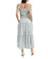 Women's Egret Organza Tie-Shoulder Maxi Dress
