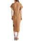 ფოტო #2 პროდუქტის Women's Tori Tie-Waist Short-Sleeve Shirtdress