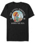 Men's Mermaid Beach Short Sleeve Crew T-shirt