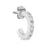 ფოტო #1 პროდუქტის LE PETITE STORY Hoop Small Crystals earrings