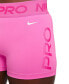 Фото #4 товара Шорты спортивные женские Nike Pro Mid-Rise Elastic-Waist Graphic