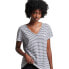 ფოტო #1 პროდუქტის SUPERDRY Studios Slub Embroidered short sleeve v neck T-shirt