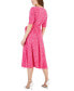 Фото #3 товара Petite Dot-Print Fit & Flare Midi Dress