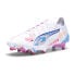 Фото #2 товара Puma Ultra 5 Ultimate Vol. Up Football Mens White Athletic Sneakers 10806301