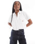 Фото #1 товара Dickies cropped work shirt with pockets in white