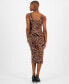 Фото #2 товара Petite Sleeveless Bodycon Midi Dress, Created for Macy's