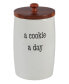 Фото #1 товара Just Words Cookie Jar with Bamboo Lid