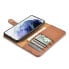 Фото #7 товара Skórzane etui portfel do Galaxy S22+ Leather Wallet Case brązowy