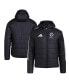 Фото #1 товара Men's Black New England Revolution Tiro 24 Full-Zip Winter Hoodie Jacket