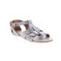 Фото #4 товара Bed Stu Mabely F373038 Womens Gray Leather Hook & Loop Strap Sandals Shoes