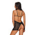 Millagro Sheer Fishnet Dress With Thong