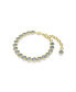 ფოტო #2 პროდუქტის Round Cut, Blue, Gold-Tone Imber Bracelet