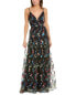 Фото #1 товара Johnny Was Papillon Embroidered Maxi Dress Women's