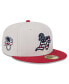 Фото #1 товара Men's Red Oakland Athletics 2024 Fourth of July 59FIFTY Fitted Hat