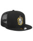 ფოტო #3 პროდუქტის Men's Black Harry Potter Hufflepuff Trucker 9FIFTY Snapback Hat