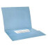 Фото #1 товара Папка с резиновыми клапанами из полипропилена Liderpapel DIN A4 матовый светло-голубой