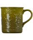 Фото #1 товара Stoneware Mug with Embossed Olive Branch, 14 oz