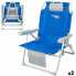 Фото #1 товара Складной стул с подголовником Aktive Синий 55 x 86 x 66 cm (2 штук)