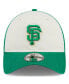 Фото #2 товара Men's White, Green San Francisco Giants 2024 St. Patrick's Day 9TWENTY Adjustable Hat
