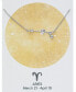 ფოტო #2 პროდუქტის Women's When Stars Align Constellation Necklace in Silver Plated