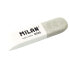MILAN Box 30 Double Use Bevelled Rubber Erasers