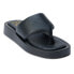 BEACH by Matisse Izzie Flip Flops Womens Black Casual Sandals IZZIE-015