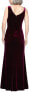 Фото #2 товара Alex Evenings 270031 Women's Long Sleeveless Velvet Dress Size 16