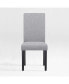 Фото #3 товара Upholstered Linen Fabric Dining Chair