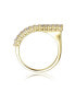 ფოტო #4 პროდუქტის Sterling Silver Yellow Cubic Zirconia Oval Ring