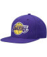 ფოტო #2 პროდუქტის Men's Purple Los Angeles Lakers Ground 2.0 Snapback Hat