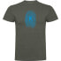 KRUSKIS Skateboarder Fingerprint short sleeve T-shirt