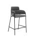 Фото #1 товара Oshen Faux Leather and Metal Counter Height Bar Stool