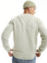 Jack & Jones cable jumper in white