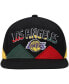Фото #3 товара Men's Black Los Angeles Lakers Black History Month Snapback Hat