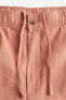 Фото #8 товара Regular Fit Linen-blend Pants