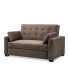 Фото #2 товара 66.5" W Polyester Augustus Full Convertible Sofa