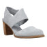 Фото #2 товара TOMS Majorca Closed Toe Block Heels Womens Grey Casual Sandals 10018245T