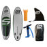 SAFE WATERMAN Aura Evolution Fly 9´6´´ Inflatable Paddle Surf Set white/black/green, 289.6 cm - фото #1