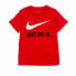 Фото #3 товара Детский Футболка с коротким рукавом Nike Swoosh Красный