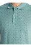 Фото #4 товара LCWAIKIKI Classic Polo Yaka Kısa Kollu Desenli Pike Erkek Tişört