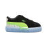 Фото #1 товара Puma Suede Slime Slip On Toddler Boys Black Sneakers Casual Shoes 39111301